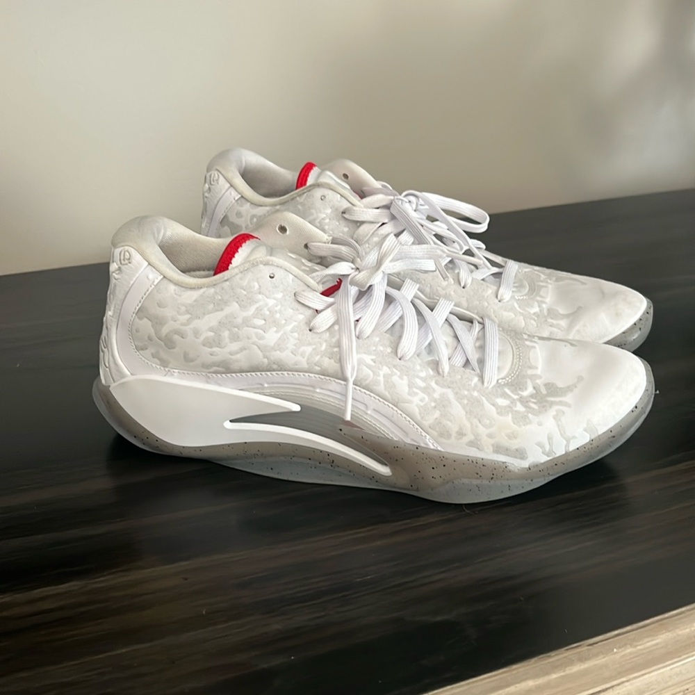 Nike Jordan Zion 3 Fresh Paint Red Cement Men 10.5 Basketball Shoes